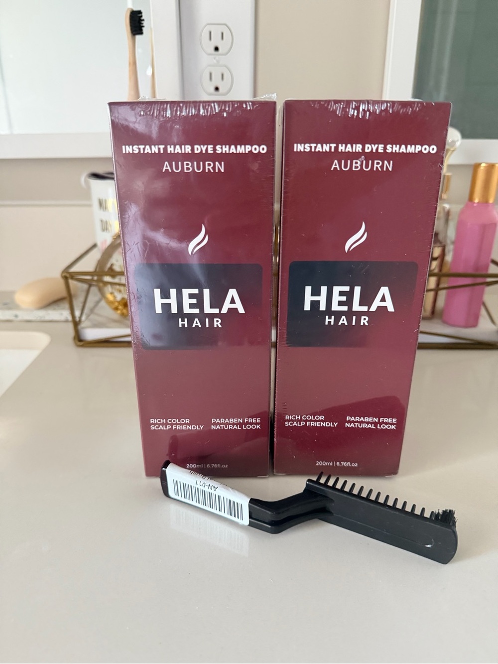 Hela Hair Dye Shampoo - Auburn